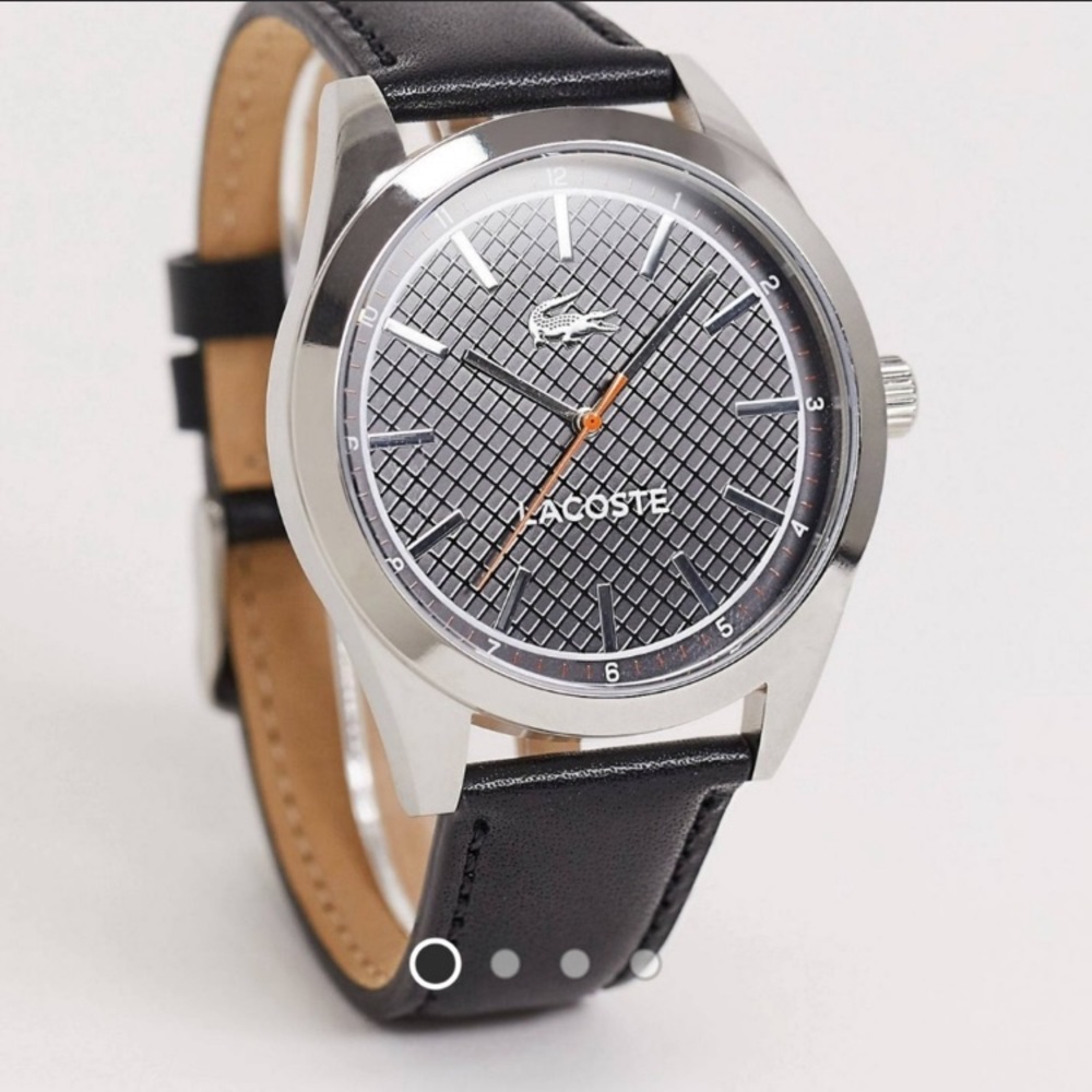 Lacoste men’s watch with black dial